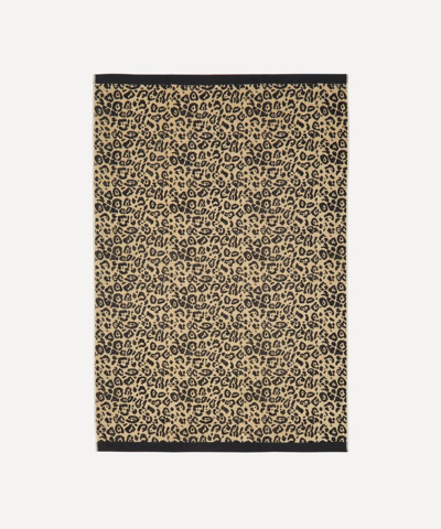 Oas Large Leo Cotton Beach Towel In Beige