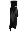 MUGLER STRAPLESS MIDI DRESS