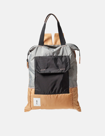 Ally Capellino Harry Padded Backpack In Beige