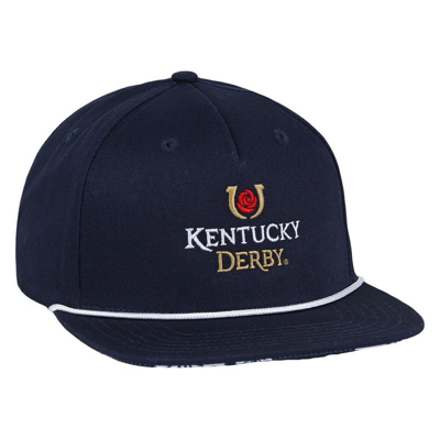 Ahead Navy Kentucky Derby Beachsider Rope Snapback Hat
