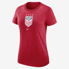 Nike Women's U.s. (4-star) Soccer T-shirt In Red