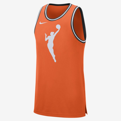 Nike Team 13 Courtside  Dri-fit Wnba Tank In Orange