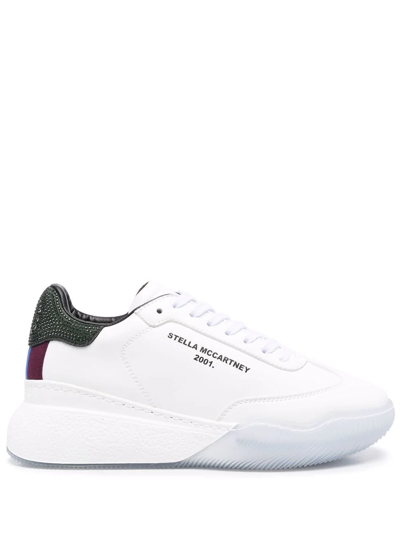 Stella Mccartney 40mm Loop Sm61a Faux Leather Sneakers In White