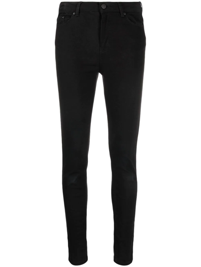 Karl Lagerfeld Skinny Denim Pants In Black