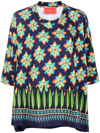 La Doublej Meditation Graphic-print Tunic In Occhi