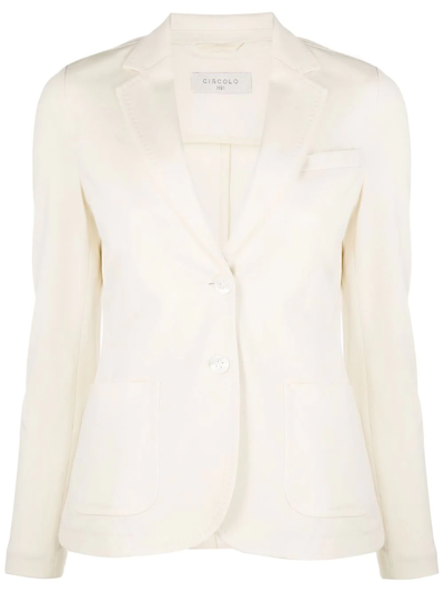 Circolo 1901 Single-breasted Blazer In Nude