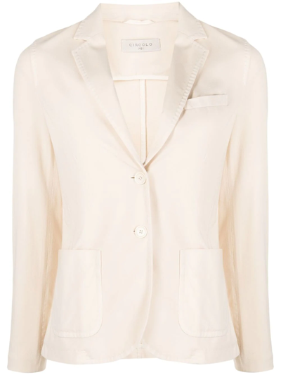 Circolo 1901 Single-breasted Blazer In Nude