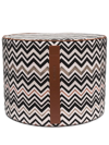 Missoni Belfast Zig-zag Pouf In Neutrals