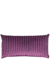 Missoni Velvet-effect Duck-feather Cushion In Purple