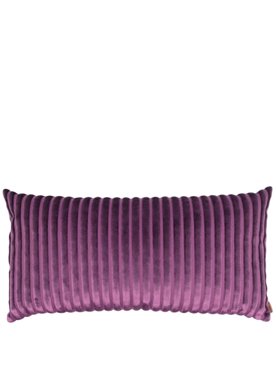 Missoni Velvet-effect Duck-feather Cushion In Purple