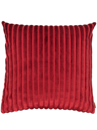 Missoni Panelled-design Cushion In Red