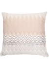 MISSONI ZIG-ZAG EMBROIDERED CUSHION