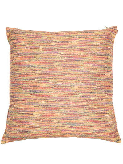 Missoni Biscayne Patterned-jacquard Cushion In Orange
