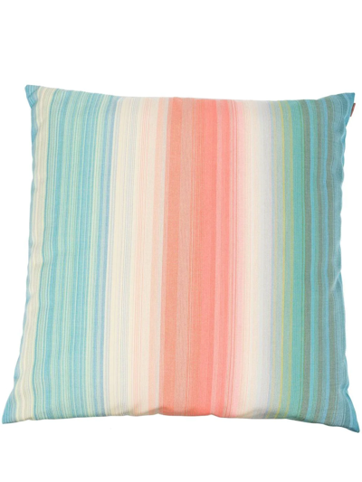 Missoni Gestreiftes Kissen In Blue