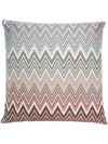 Missoni Zig-zag Cushion In Green