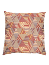 Missoni Geometric-jacquard Cushion In Red