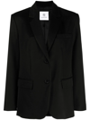 Anine Bing Quinn Single-breasted Blazer In Black