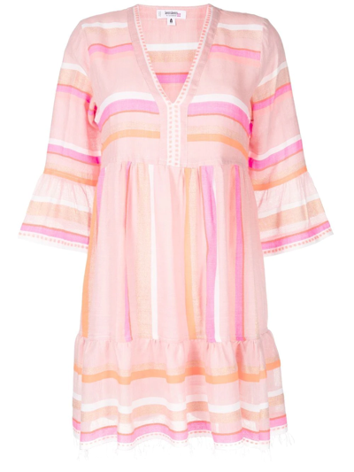 Lemlem Jikirti Stripe-print Dress In Rosa
