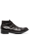 OFFICINE CREATIVE LACE-UP LEATHER BOOTS