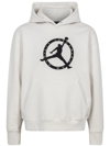 Jordan X Off-white Logo-print Hoodie In White