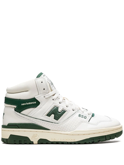 New Balance X Aime Leon Dore  650r "white Green" Sneakers