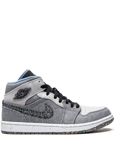 Jordan Air  1 Mid Sneakers In Grau