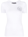 Versace Jeans Couture Logo-printt-shirt In Weiss