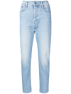 MOTHER HIGH-WAISTED STRAIGHT JEANS