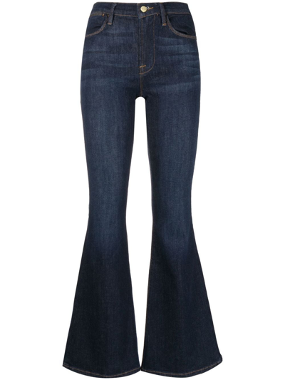 FRAME LE HIGH FLARED JEANS