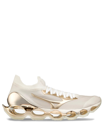Mizuno Wave Prophecy Sneakers In Gold