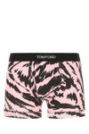 Tom Ford Zebra-print Stretch-cotton Jersey Boxer Briefs In Pink