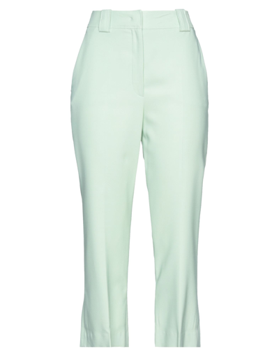 Ferragamo Cropped Pants In Green