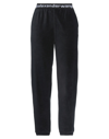 Alexander Wang Stretch Corduroy Pants With Logo Elastic In Black