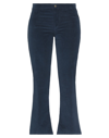 Merci .., Woman Pants Midnight Blue Size 10 Cotton, Elastane