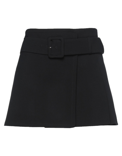 Versace Mini Skirts In Black