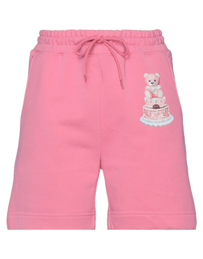Moschino Couture Woman Shorts & Bermuda Shorts Pink Size 8 Cotton