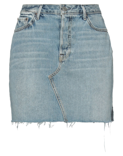 Grlfrnd Denim Skirts In Blue