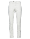 B SETTECENTO B SETTECENTO MAN PANTS IVORY SIZE 34 COTTON, WOOL, ELASTANE