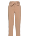 Merci .., Woman Pants Camel Size 10 Viscose, Nylon, Elastane In Beige