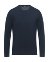 Alpha Studio Sweaters In Dark Blue