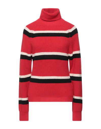 MARNI MARNI WOMAN TURTLENECK RED SIZE 6 VIRGIN WOOL