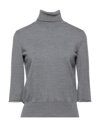 Mm6 Maison Margiela Turtlenecks In Lead