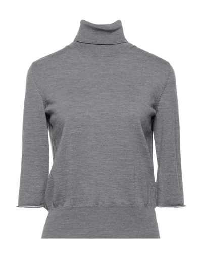 Mm6 Maison Margiela Turtlenecks In Lead