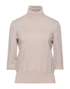 Mm6 Maison Margiela Turtlenecks In Beige