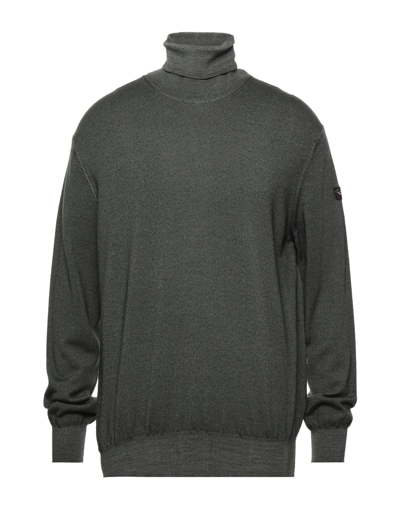 Paul & Shark Turtlenecks In Dark Green