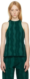 Jil Sander Abstract-print Cotton Top In 302 Botanical