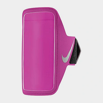 Nike Lean Armband Plus In Active Pink/black/silver