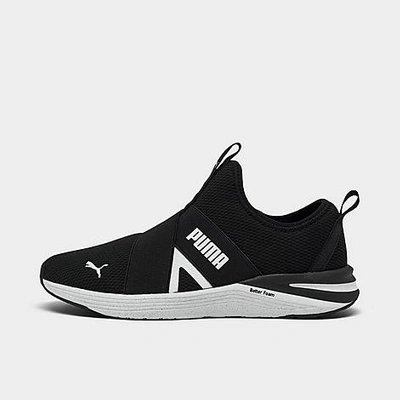 Puma Better Foam Prowl Slip-on Sneaker In Black- White