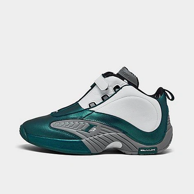 Reebok Answer Iv Sneakers In Deep Teal/ftwr White/mgh Solid Grey