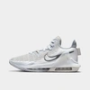 Nike Lebron Witness 6 Basketball Shoes In Summit White/metallic Pewter/light Bone/aura/white